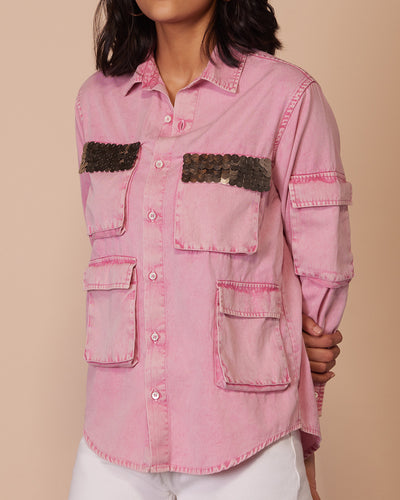 Pause Cotton Candy Embellished Shirt 