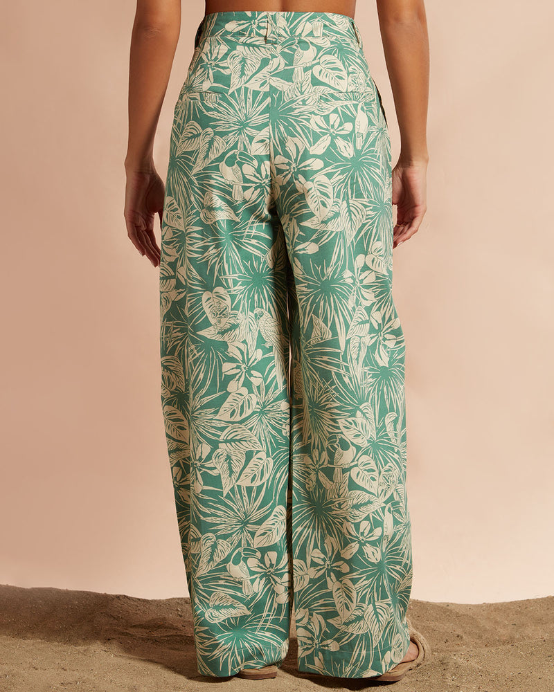 Pause Sweet Nothing Floral Wide-Legged Pants 