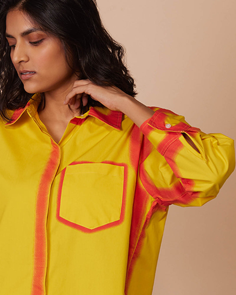 Pause Sunray Relaxed Fit Shirt Yellow