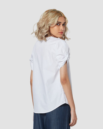 Pause Road Trip Pleated Top 