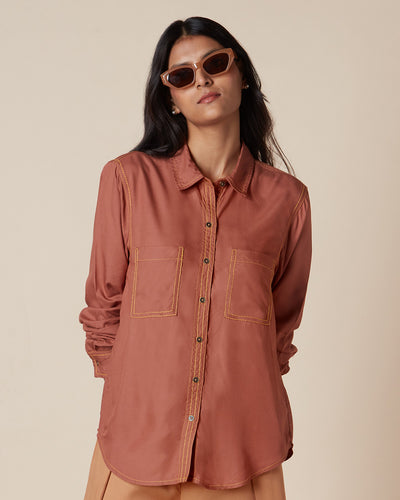 Pause Main Squeeze Embroidered Shirt 