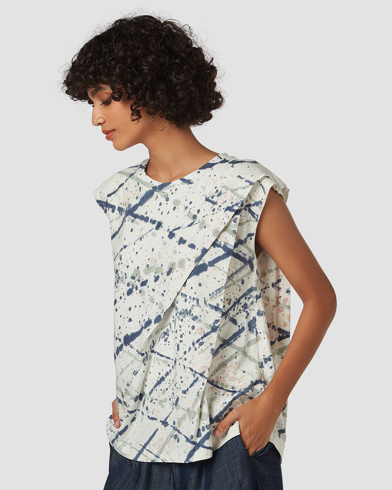 Pause Spill Some Tea Tie-Dye T-Shirt 