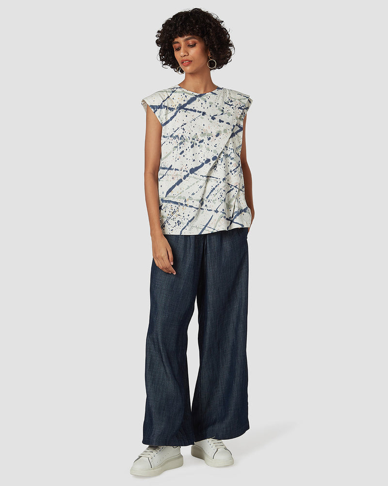 Pause Spill Some Tea Tie-Dye T-Shirt 