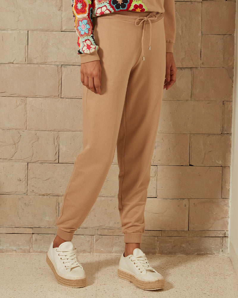 Pause Take Me To Tulum Joggers Beige