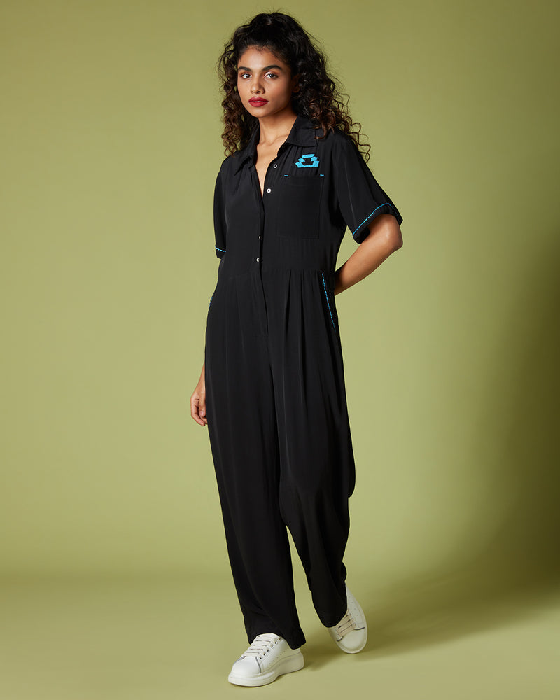 Pause Aztec Embroidered Jumpsuit 