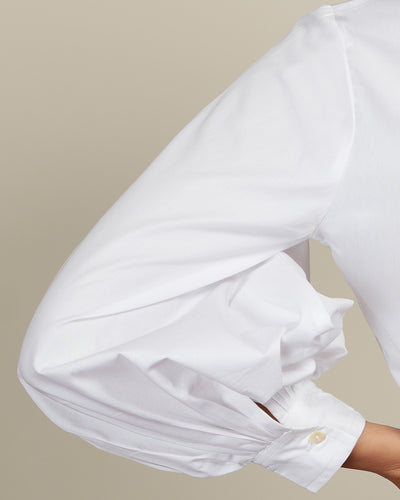 Pause Back To Work Balloon Sleeve Shirt 