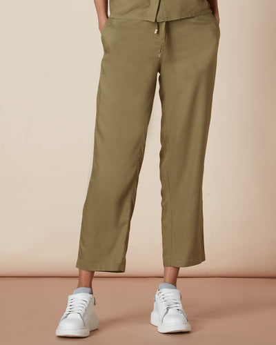Pause Stay Wild Relaxed Pants Olive